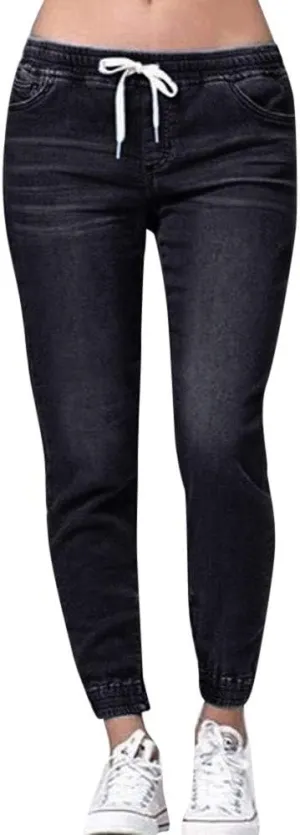 2024 Womens Pants Womens Plus Size Skinny Jeans High Waisted Stretchy Classic Ankle Jean Straight Jeans Women