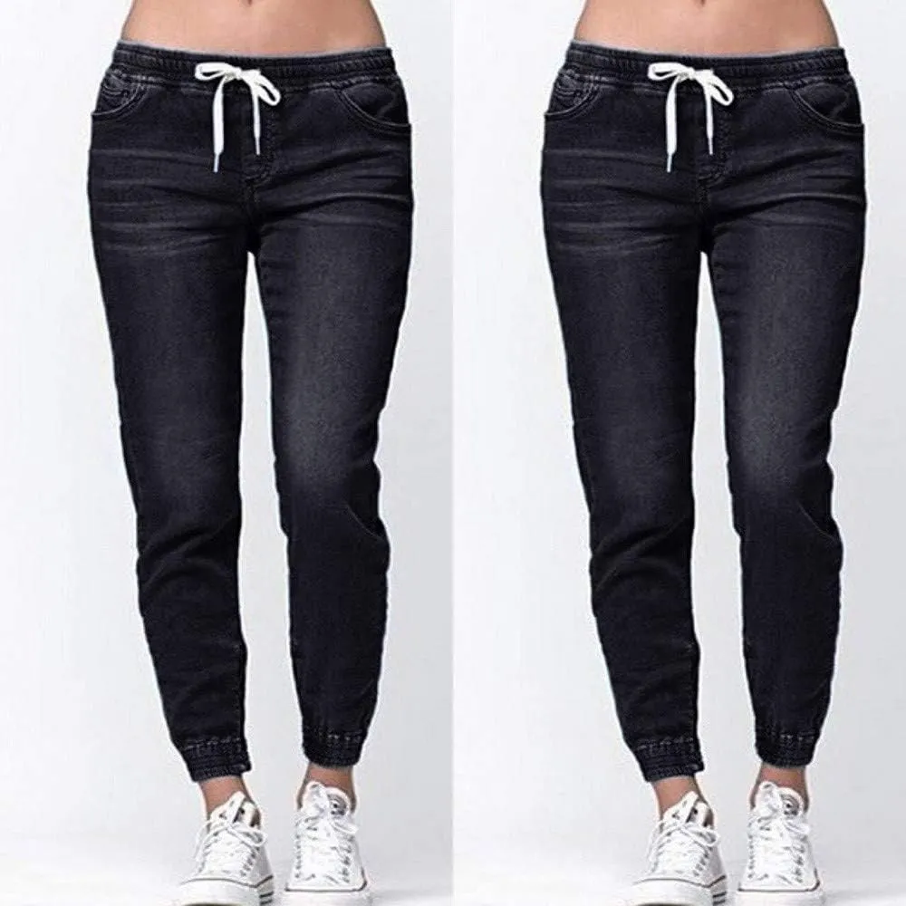 2024 Womens Pants Womens Plus Size Skinny Jeans High Waisted Stretchy Classic Ankle Jean Straight Jeans Women