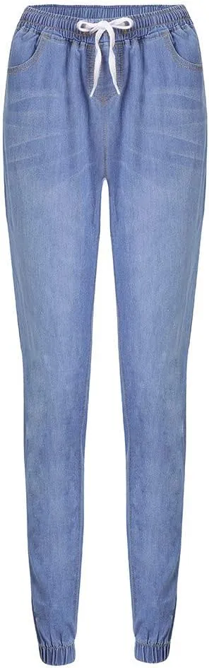 2024 Womens Pants Womens Plus Size Skinny Jeans High Waisted Stretchy Classic Ankle Jean Straight Jeans Women
