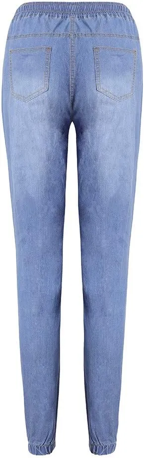 2024 Womens Pants Womens Plus Size Skinny Jeans High Waisted Stretchy Classic Ankle Jean Straight Jeans Women