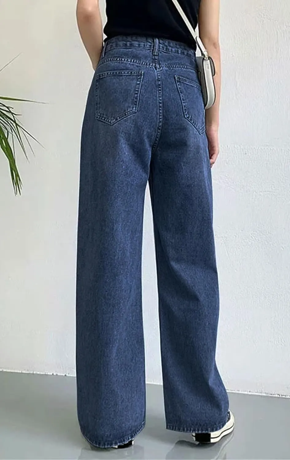 AirZeal Women's Baggy Jeans Wide Leg High Waist Loose Boyfriends Jeans Denim Pants Y2K 90s Jeans