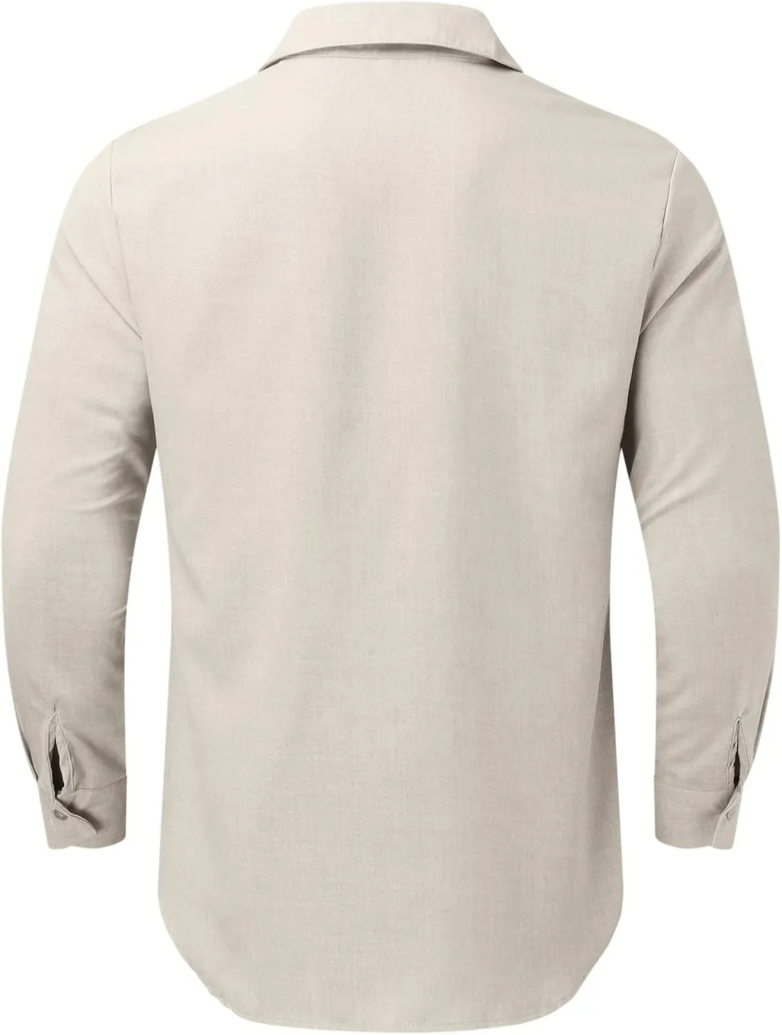 Cargo Shirts for Men Construction Work Shirts Button Up UV Long Sleeve Sun Protection Tactical Hiking Fishing Shirt