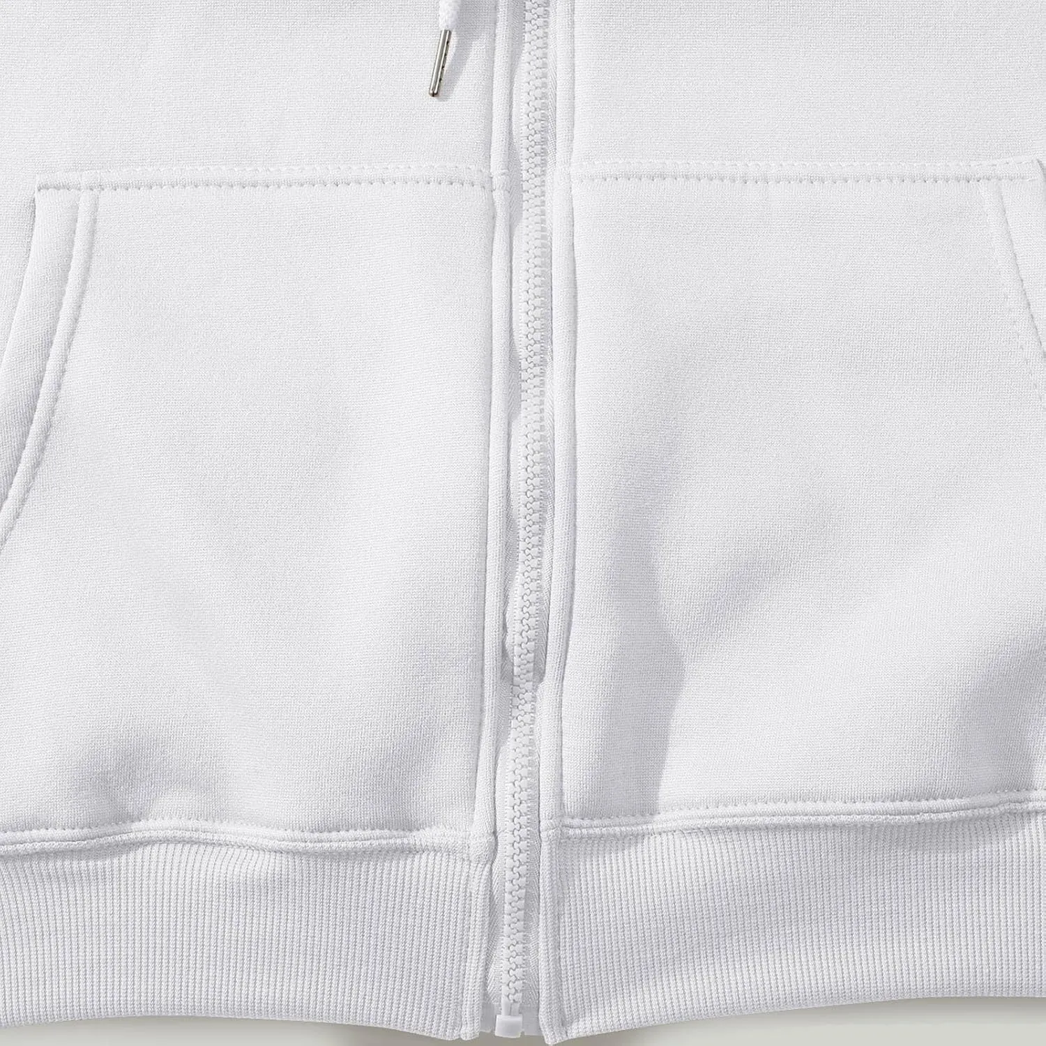 Ctreela Basic Hoodie Jacket for Women Men Full Zip Up T-Shirt Hoodie Solid Color Unisex Adult Teen Plain Hooded Jackets