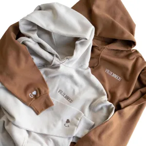 Custom Hoodie, Custom Matching Hoodies for Couples, Couples Hoodies Cheap, Embroidered Valentine's Day Couple Sweatshirt, Initial Heart Custom Embroidered Crewneck, Anniversary Date Sweatshirt