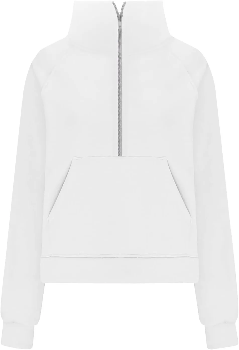 DDAPJ pyju Womens Zip Up Cropped Hoodies Fleece Oversized Sweatshirt Pocket V Neck Long Sleeve Pullover Y2k 2025 Fall Clothes