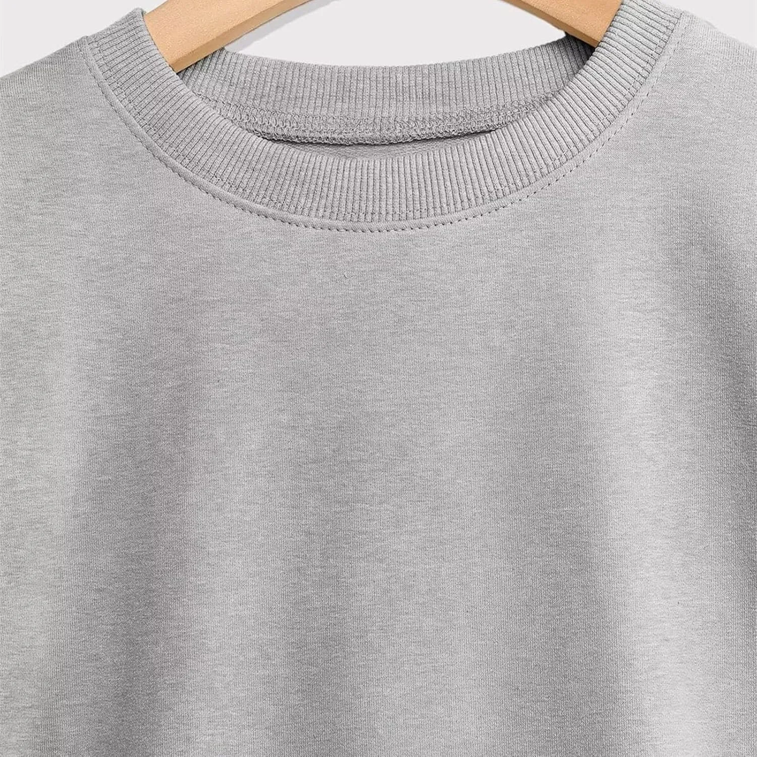 Fashion Sweatshirt for Women Funny Letter Print Regular Fit Long Sleeve Crewneck Pullovers Lightweight Hoodless Tops