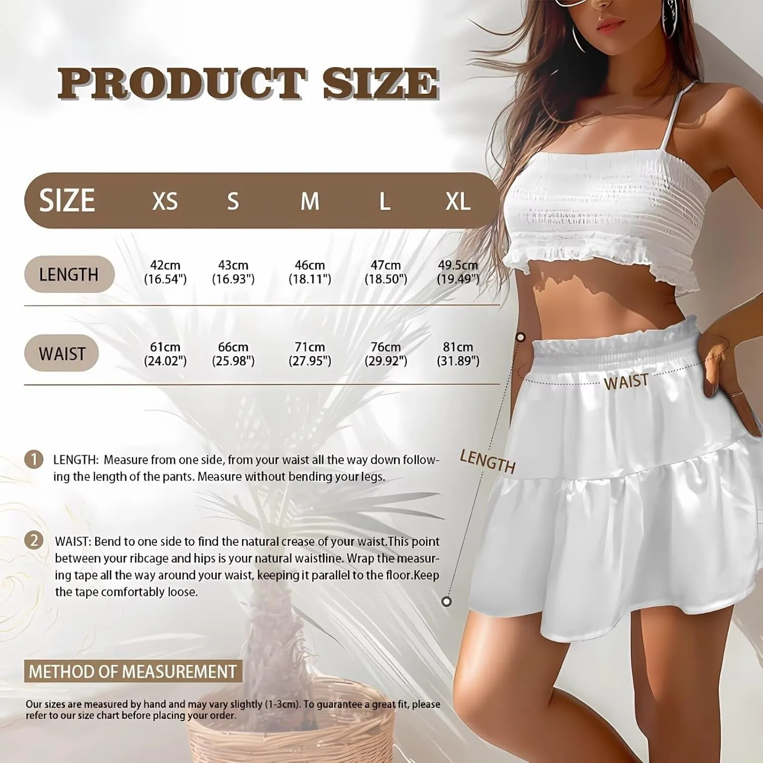 Flowy Skirts for Women Short Sexy High Waist Tiered Mini Skirt