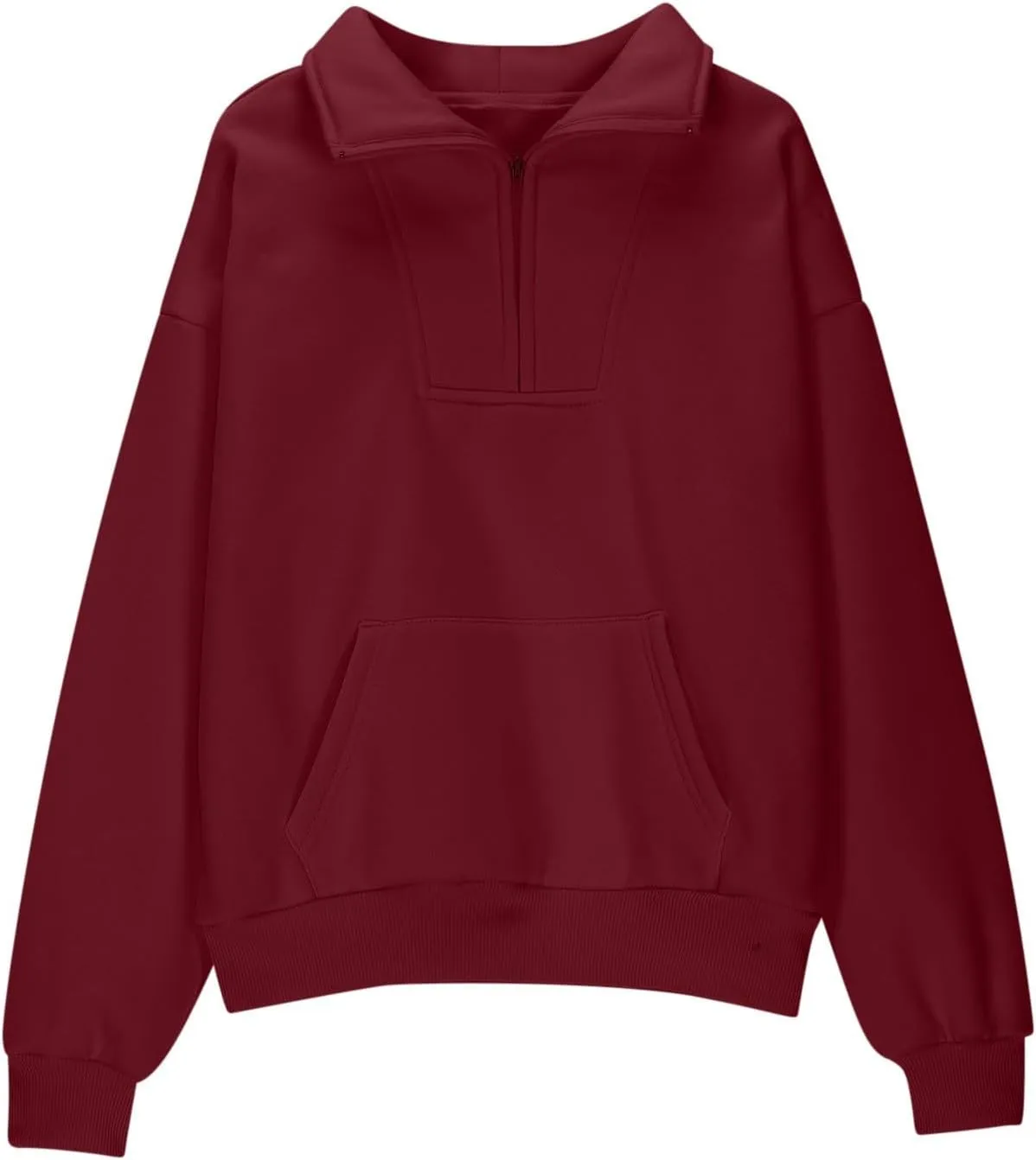 Girls Half Zip Sweatshirt Long Sleeve Pullover Crop Tops Kids Lightweight Sweatshirts Fashion Winter Clothes