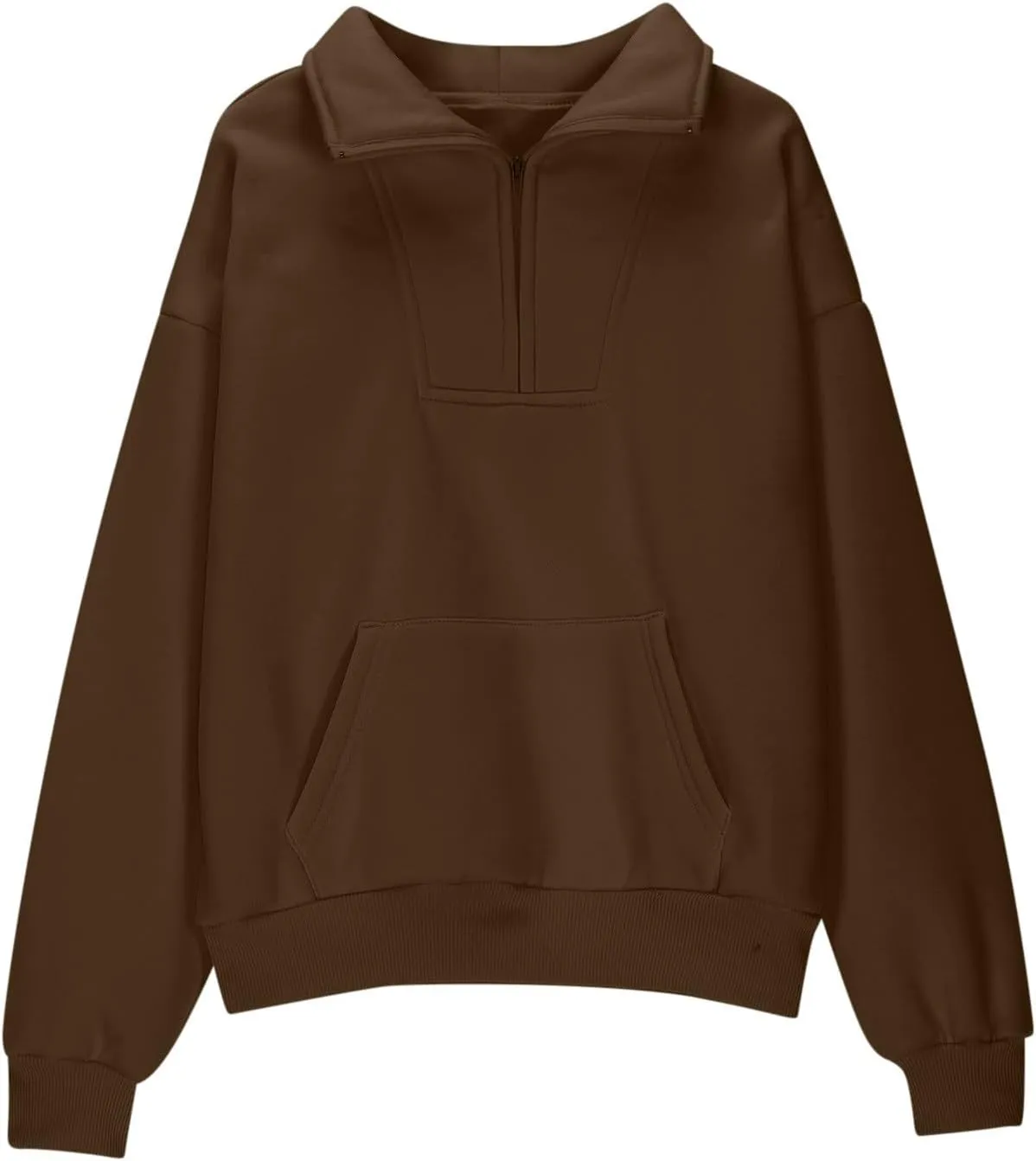 Girls Half Zip Sweatshirt Long Sleeve Pullover Crop Tops Kids Lightweight Sweatshirts Fashion Winter Clothes