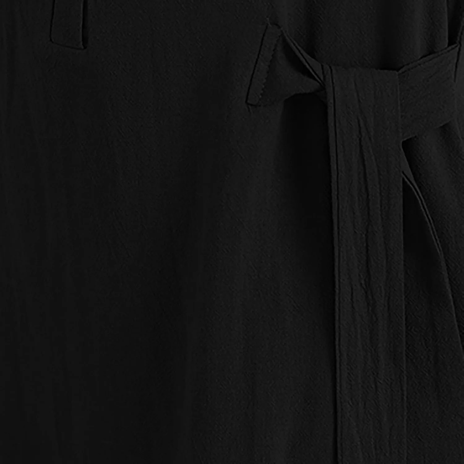 HGps8w Women's Cotton Linen Lapel Midi Dress - Casual Summer Short Sleeve Button Up A Line Plus Size Dresses