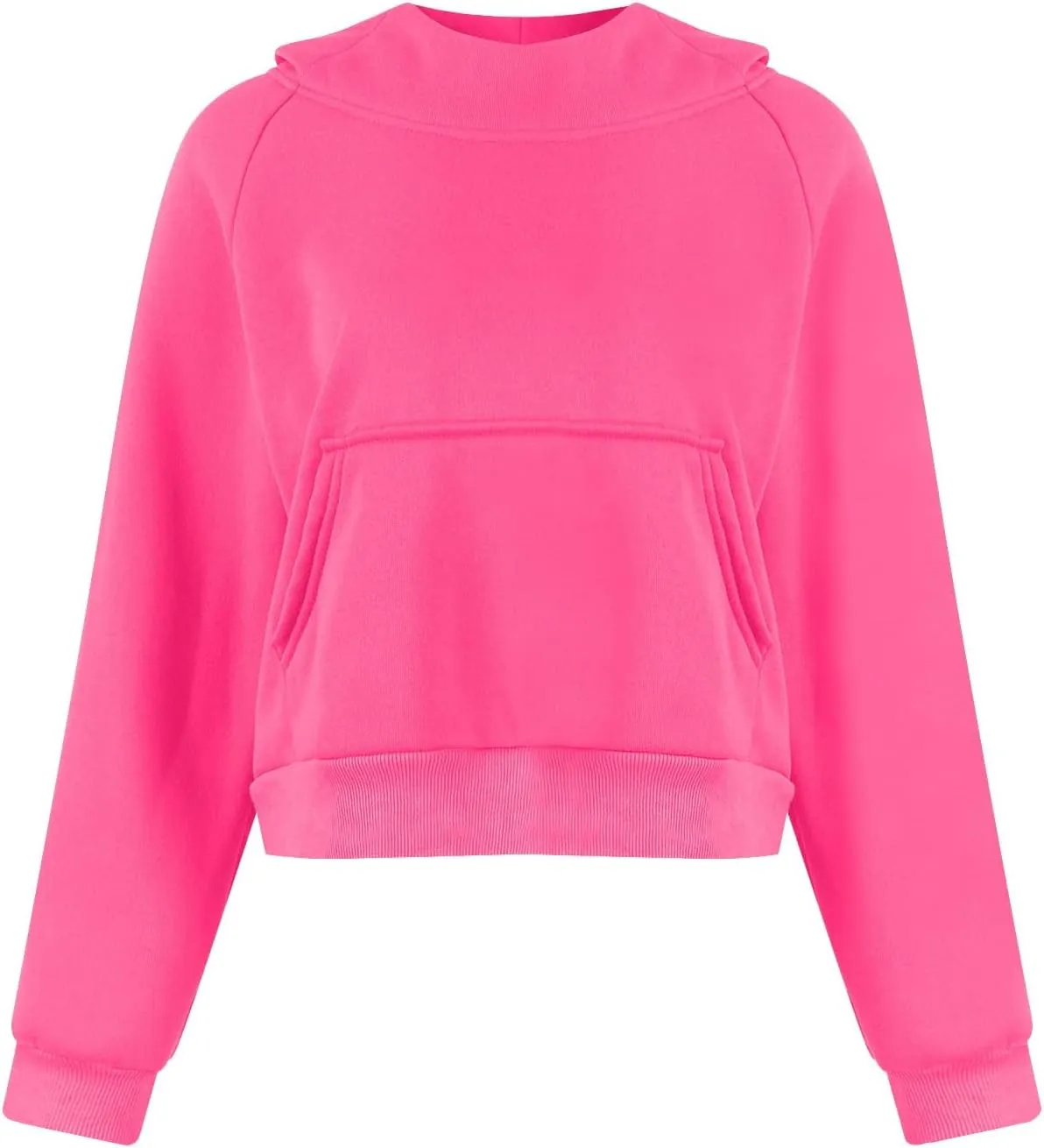 Hoodies for Women Long Sleeve Thumb Hole Sweatshirts Fleece Lined Cropped Loose Fit Hoodies Pullover with Pocket