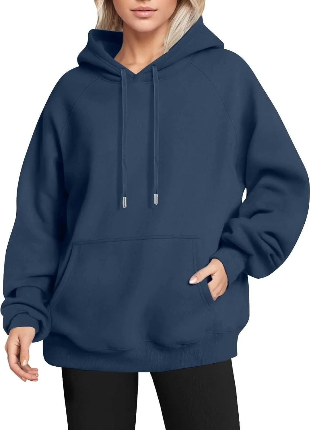 Hoodies for Women Oversized Preppy Sweatshirt Fleece Pullover Lightweight Sweatshirts Winter Sweaters with Pocket