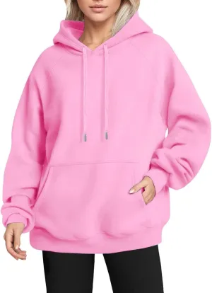 Hoodies for Women Oversized Preppy Sweatshirt Fleece Pullover Lightweight Sweatshirts Winter Sweaters with Pocket