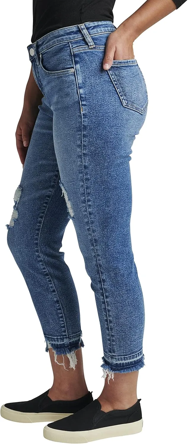 Jag Jeans Women's Carter Mid Rise Girlfriend Jeans