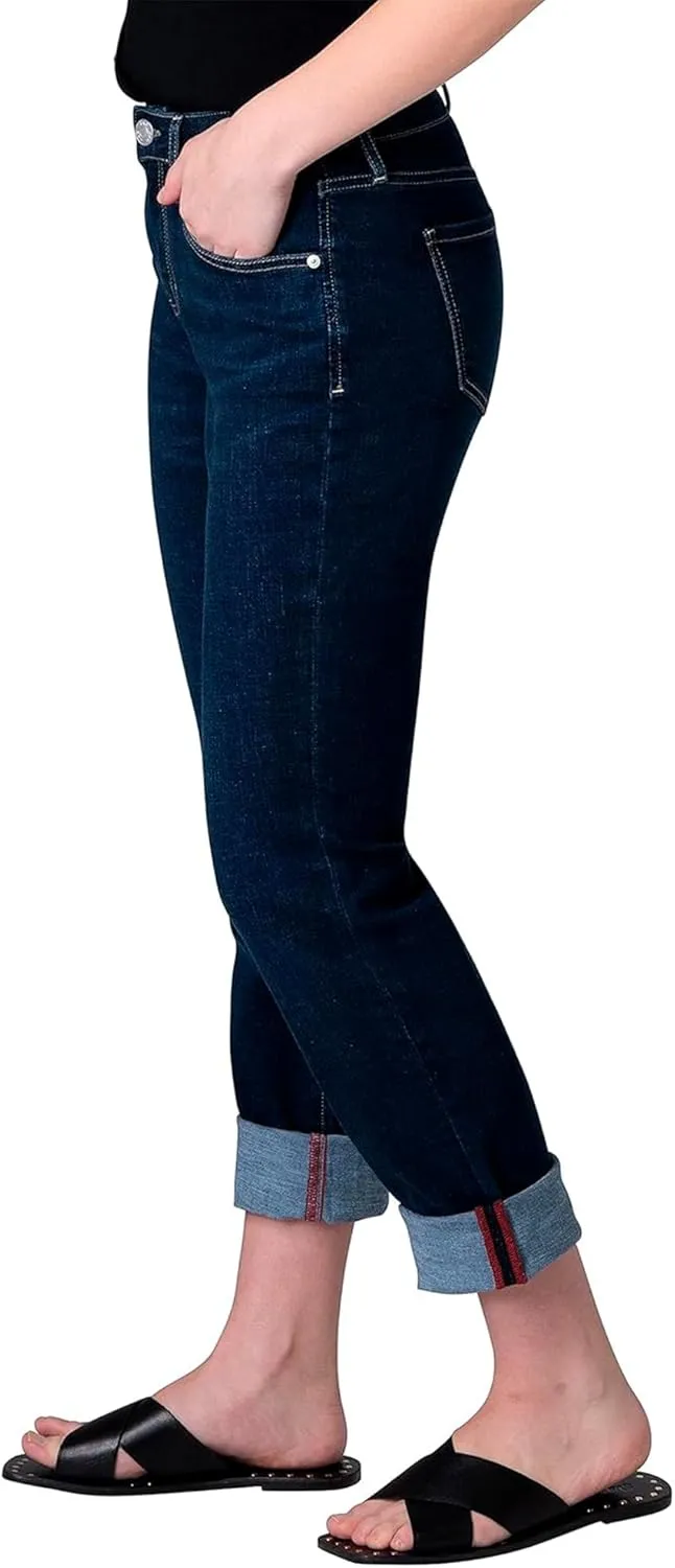 Jag Jeans Women's Carter Mid Rise Girlfriend Jeans