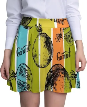 Ladies Pomegranate Summer Reffled Mini Skirts High Waist Esthetic Invisible Zip Pleated Skirts