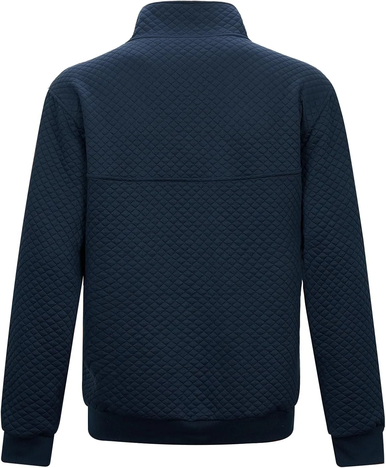 LBL Leading the Better Life Mens Sweatshirt Fashion Stand Collar Button Pullover Sweatshirts with Pockets