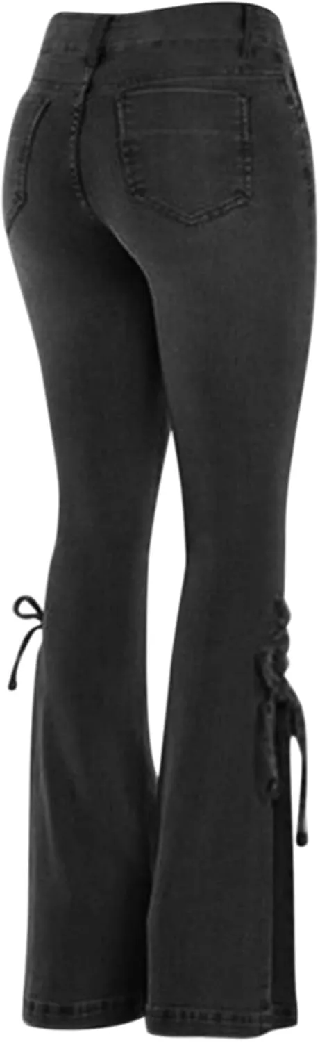 LCMTWX Jeans for Women Trendy Pants Bib Fashion Pants Women's Bib Denim Women's Jeans Stretch Jeans for Women Women's High