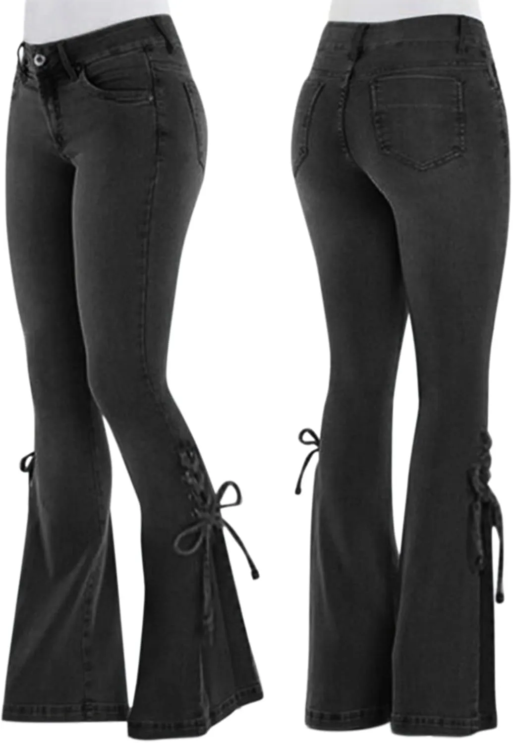 LCMTWX Jeans for Women Trendy Pants Bib Fashion Pants Women's Bib Denim Women's Jeans Stretch Jeans for Women Women's High