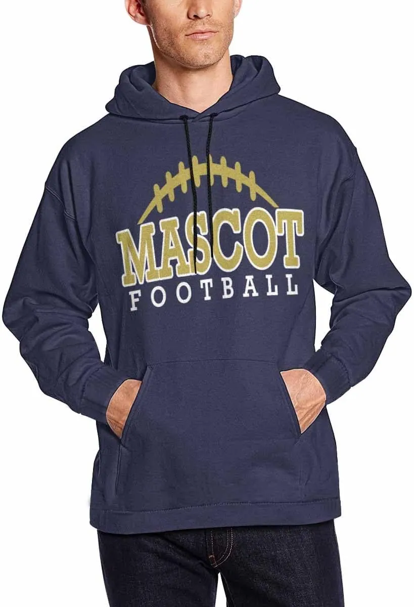 M YESCUSTOM Custom Hoodie Personalized Football Mom Embroidered Hoodies Sweatshirt for Men Women Design Your Own Name Number