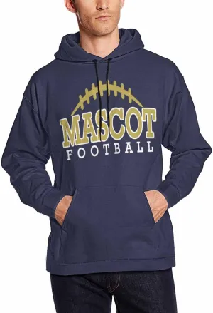 M YESCUSTOM Custom Hoodie Personalized Football Mom Embroidered Hoodies Sweatshirt for Men Women Design Your Own Name Number