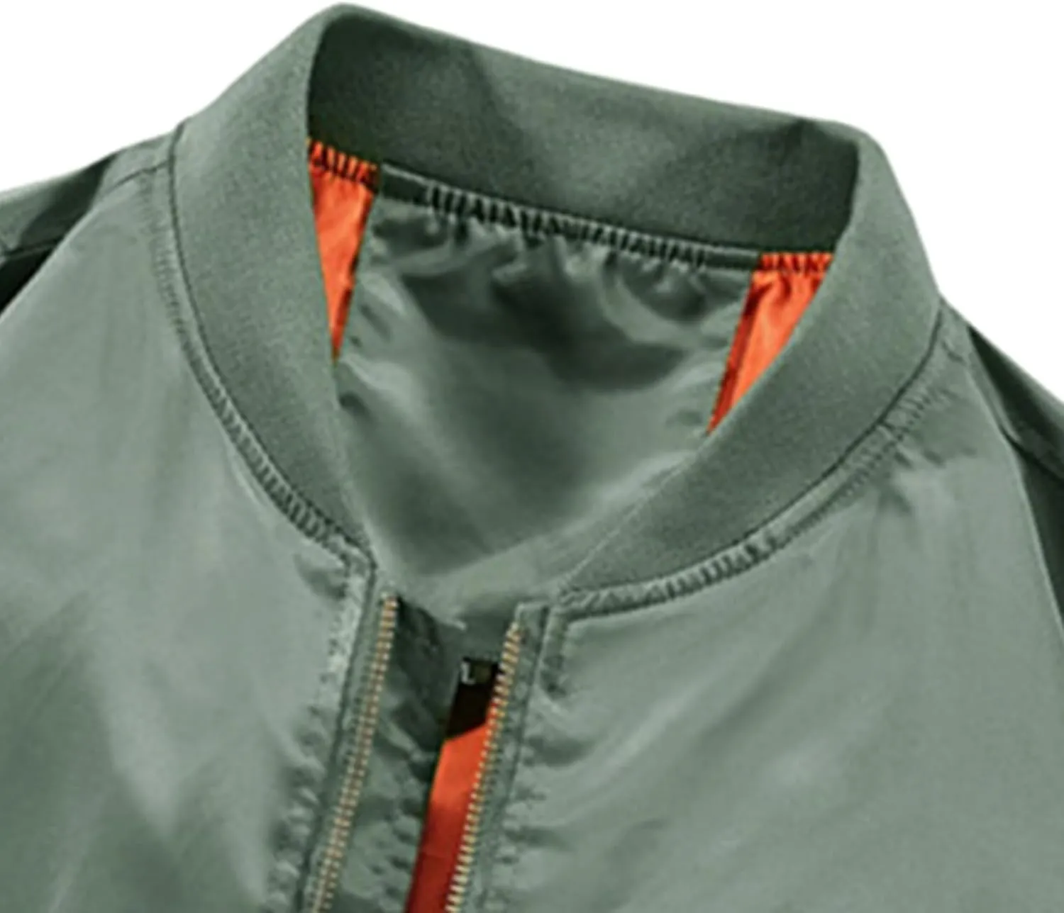 Men's Bomber Jacket Water Resistant Lightweight Windbreaker Full Zip Winter Military Jacket Outdoor Golf Coat Outwear