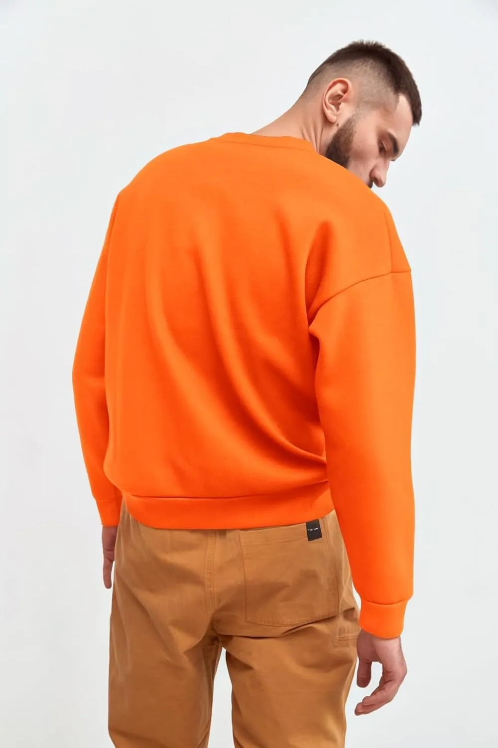 Men'S Crewneck Sweatshirt Long Sleeve Baggy Sweatshirts Lightweight Crew Neck Pullover