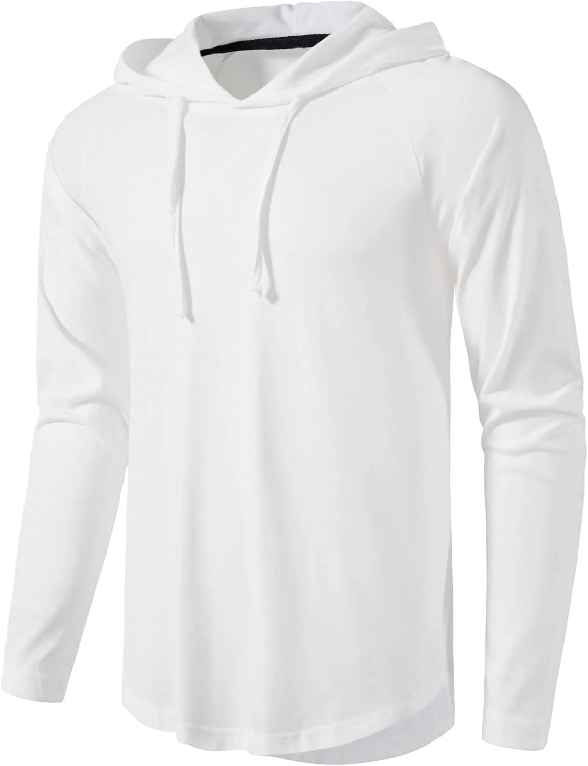MUSE FATH Men's Long Sleeve Athletic Performance Lightweight Hoodie Sweatshirts