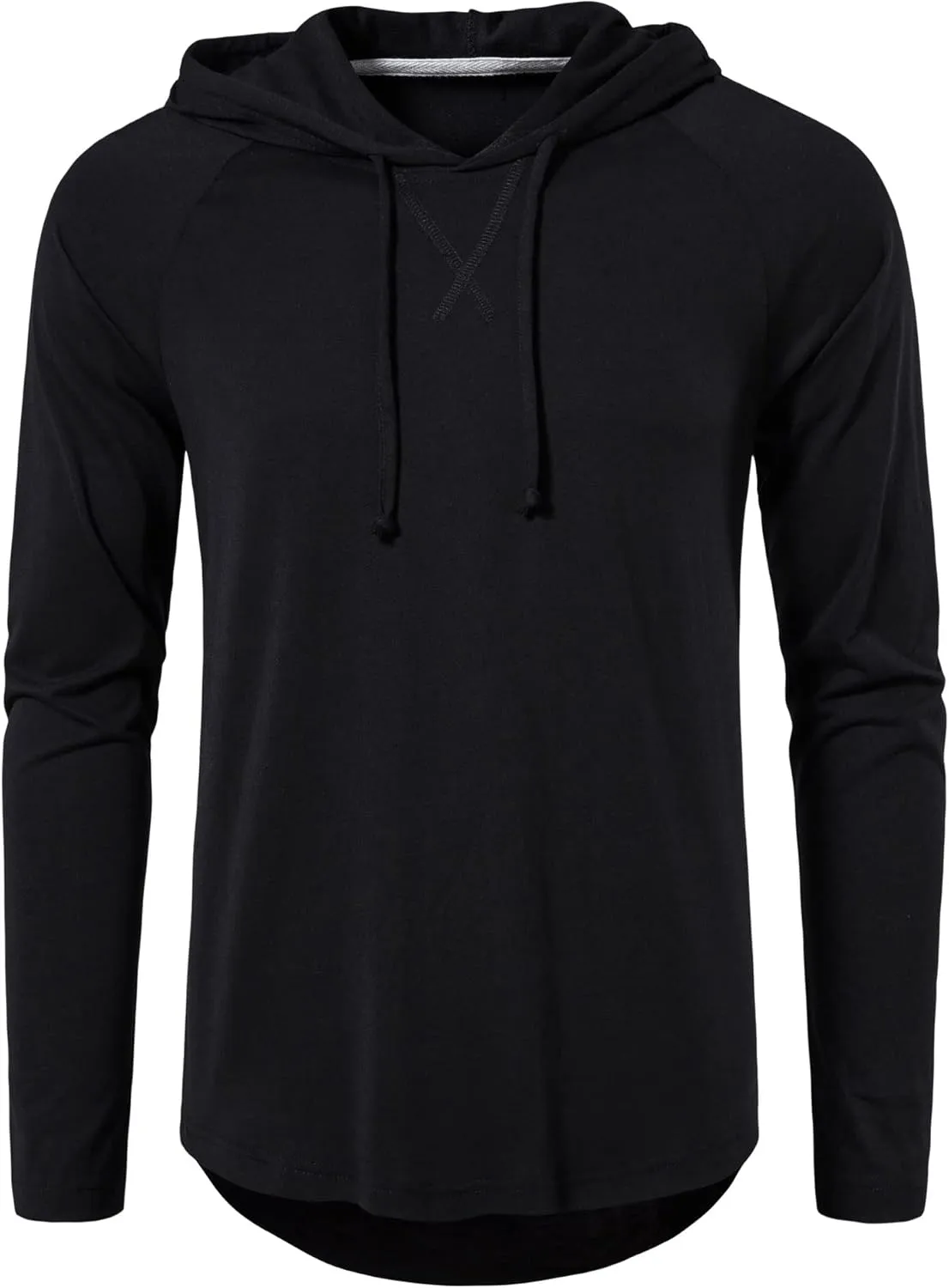 MUSE FATH Men's Long Sleeve Athletic Performance Lightweight Hoodie Sweatshirts