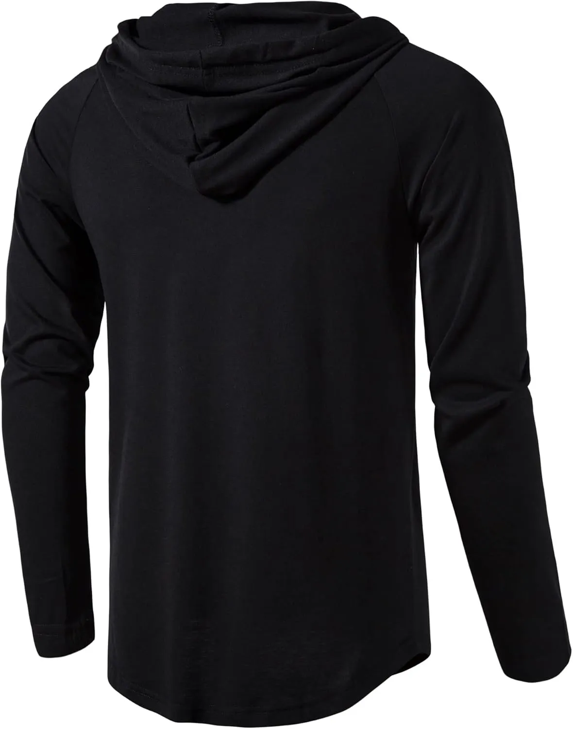 MUSE FATH Men's Long Sleeve Athletic Performance Lightweight Hoodie Sweatshirts
