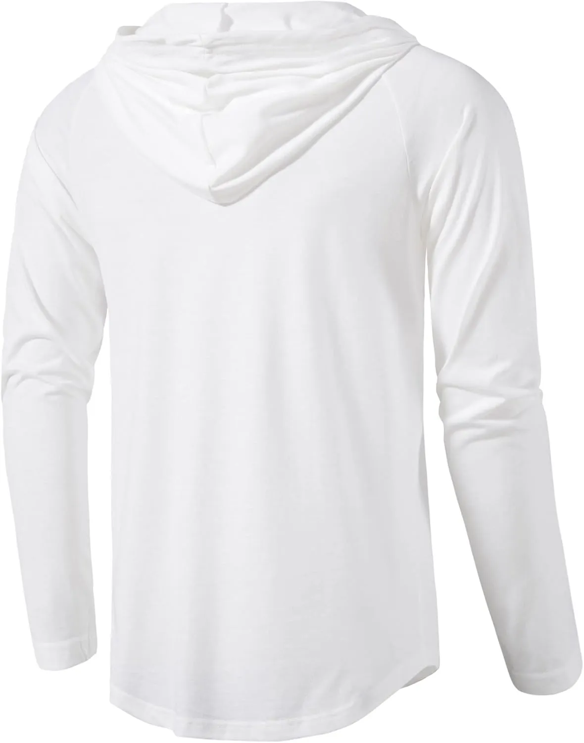 MUSE FATH Men's Long Sleeve Athletic Performance Lightweight Hoodie Sweatshirts
