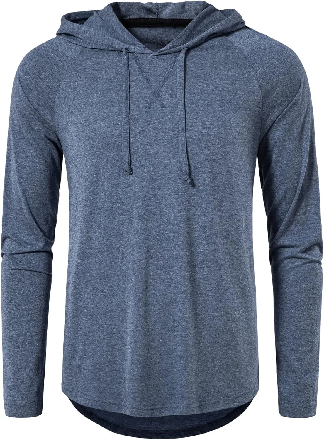 MUSE FATH Men's Long Sleeve Athletic Performance Lightweight Hoodie Sweatshirts