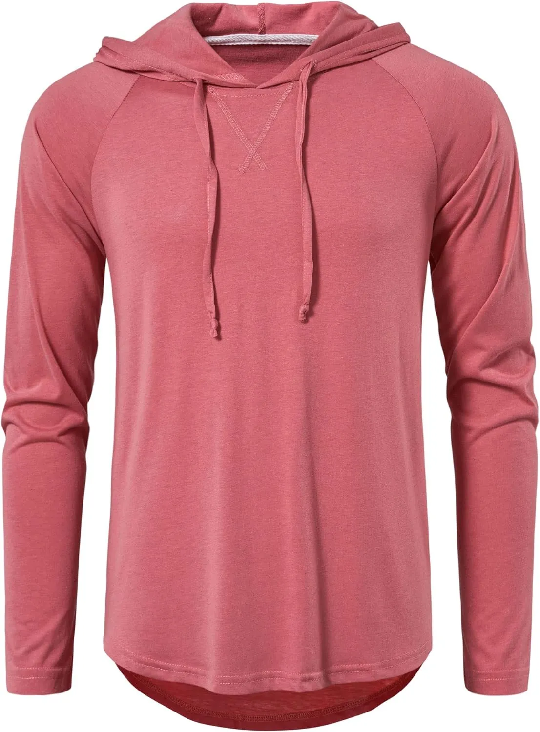MUSE FATH Men's Long Sleeve Athletic Performance Lightweight Hoodie Sweatshirts