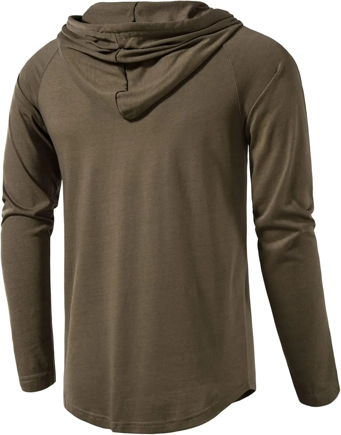 MUSE FATH Men's Long Sleeve Athletic Performance Lightweight Hoodie Sweatshirts