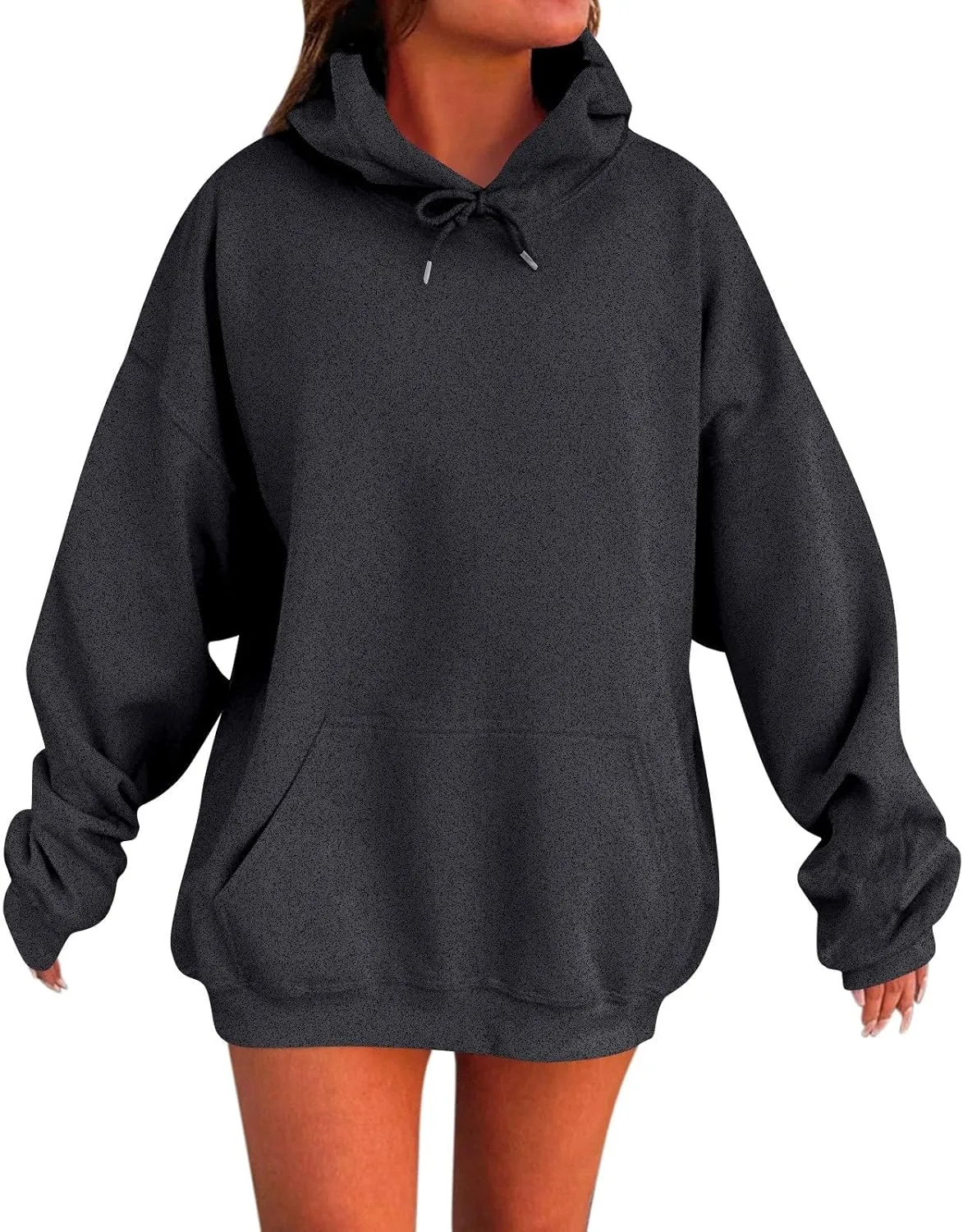 Oversized Hoodies for Womens Winter Cute Sweatshirts Pullover 2024 Fashion Tops Trendy Outfits Loose Fit Solid Hoodies