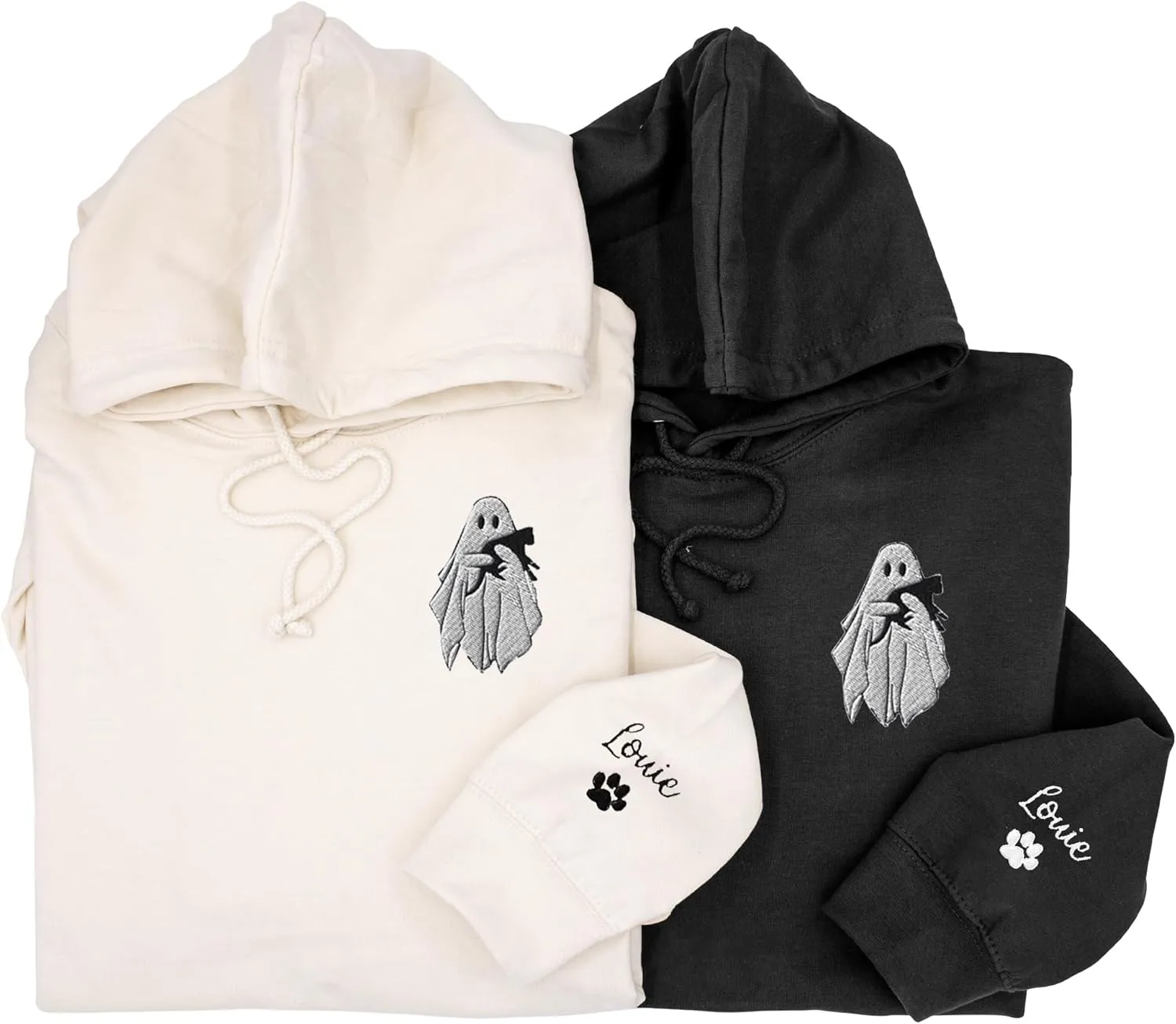 Pamaheart Custom Embroidered Cat Sweatshirt - Cute Cat Shirt, Gifts for Women, Birthday, Christmas, Halloween, Cat Lovers
