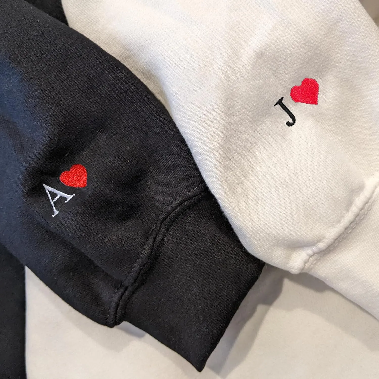 Pamaheart Custom Embroidered Roman Numeral Hoodie - Matching Hoodies, Couple Sweatshirts, Gifts for Her, Him, Valentines Day