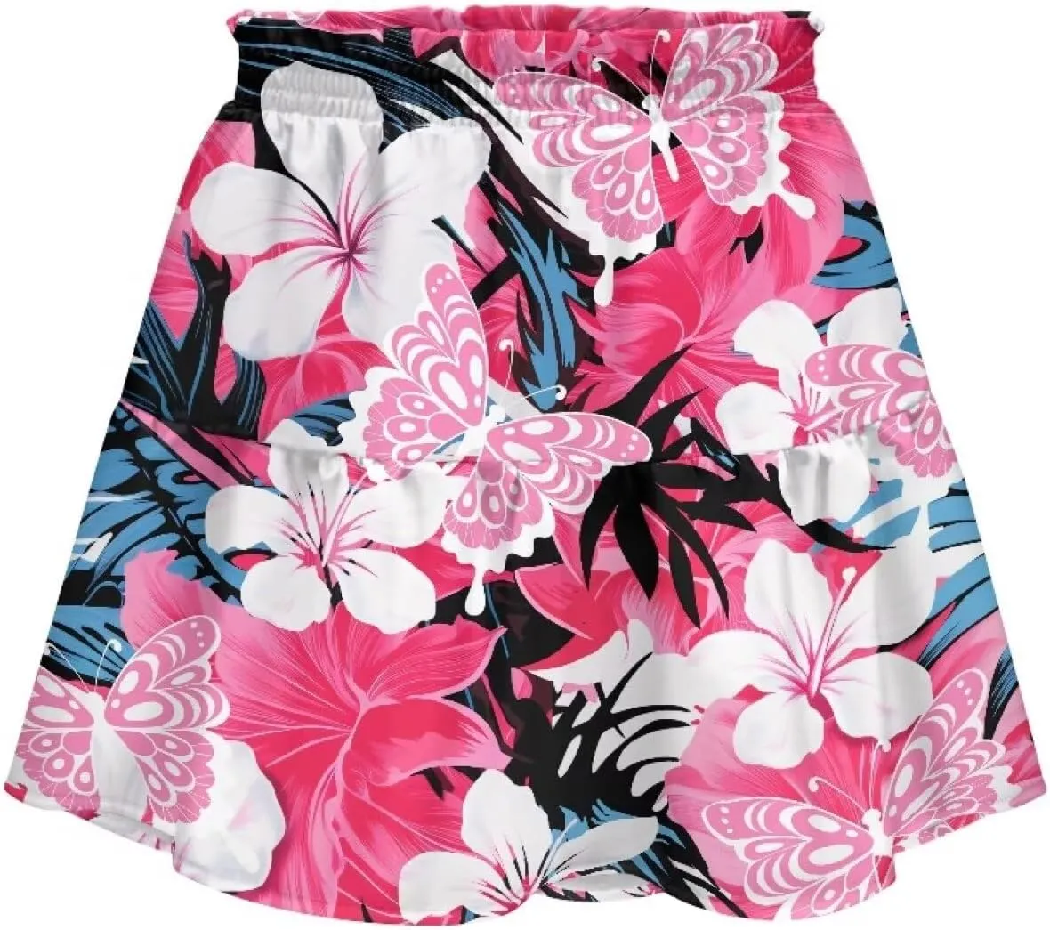 Short Skirts for Women Sexy High Waist Tiered Mini Skirt