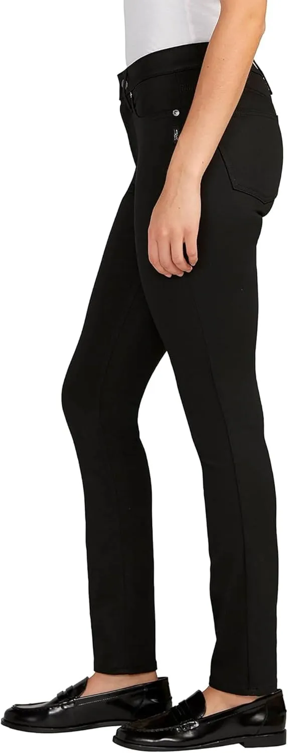 Silver Jeans Co. Women's Most Wanted Mid Rise Straight Leg Jeans