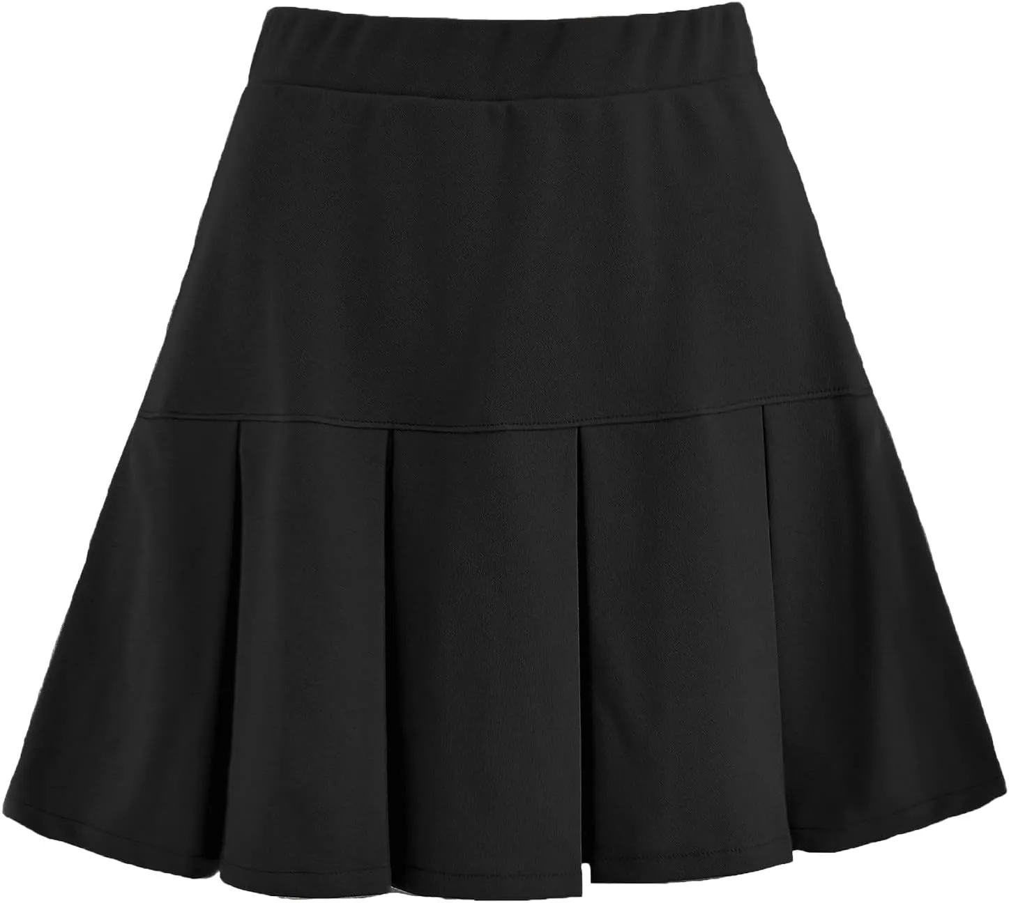 Skirts for Women Trendy Classic Daily Elegant Casual Solid Color Skirt Pleated Waist Design Mini Skirt Fall