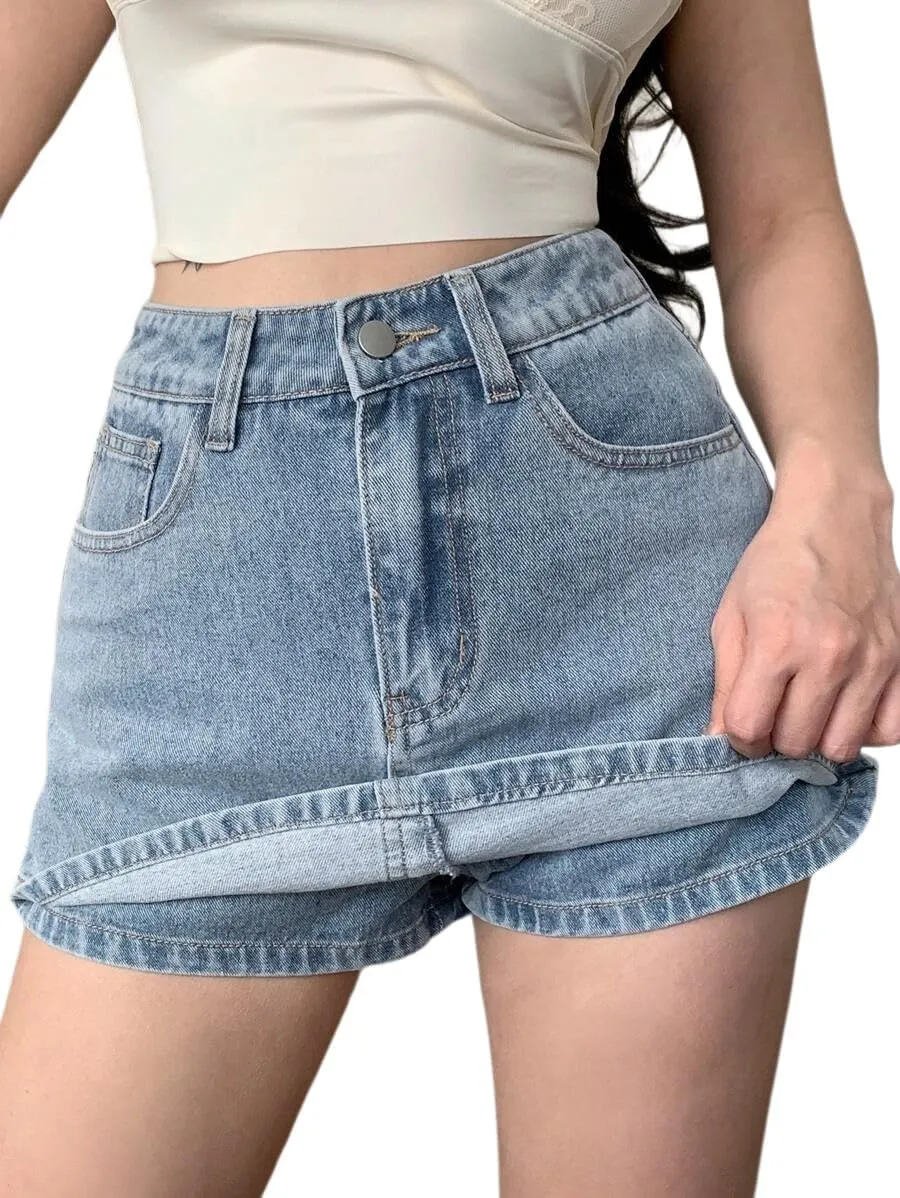 SperLucky Jeans for Women High Waisted Stretchy Short Jeans Denim Three Quarter Pants