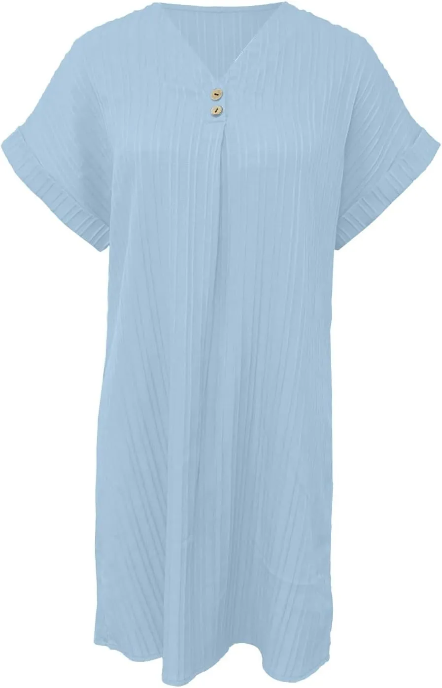 Sundresses for Women Summer Short Sleeve Comfy Travel Dresses Beach Wear Prom Maxi Trendy Spring Vacation Clothes 2025