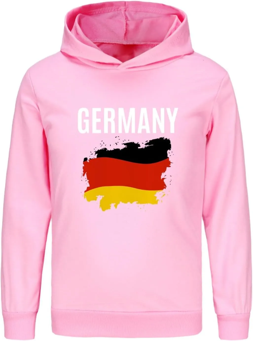 Teen Hoodies Boys Girls Long Sleeve Germany Flag Pullover Sweatshirt Kids Basic Athletic Top Blouse Letter Shirt
