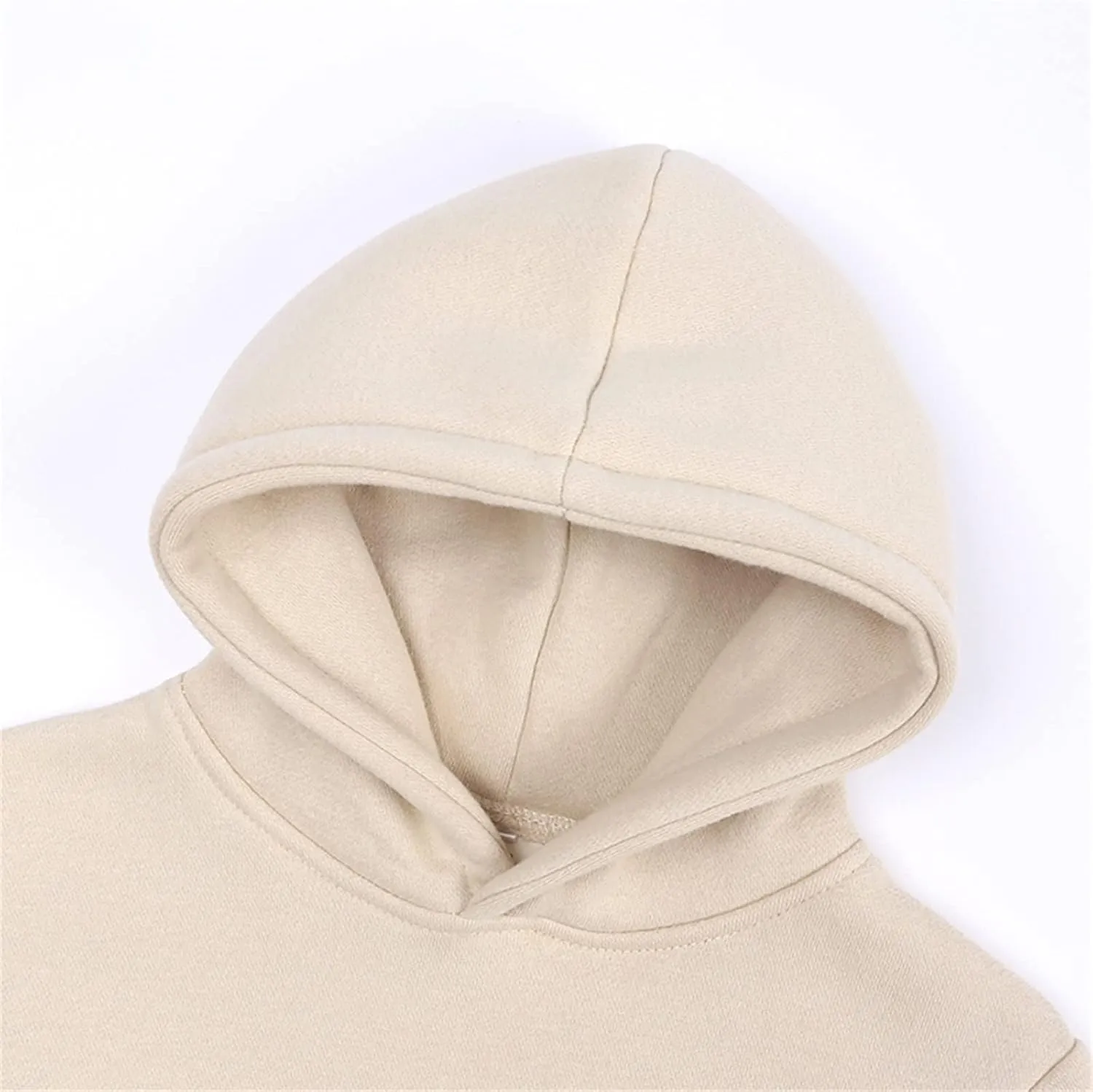 Toddler Boys Girls Pullover Sweatshirt Children Solid Plus Babies Hooded Top Coat Kids Tops Baby Sweatshirts