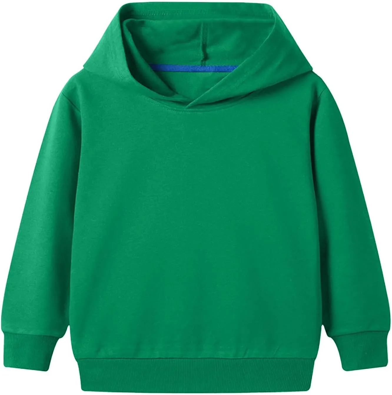 Toddler Kids Boys Girls Hooded Long Sleeve Cuffs Solid Color Basic Sweatshirt Daily School Sporty Wear Fall Winter