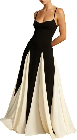Wedding Guest Dress The Waist Flowy Swing Maxi Dress Formal Dresses Dressy Vacation Dresses 2025