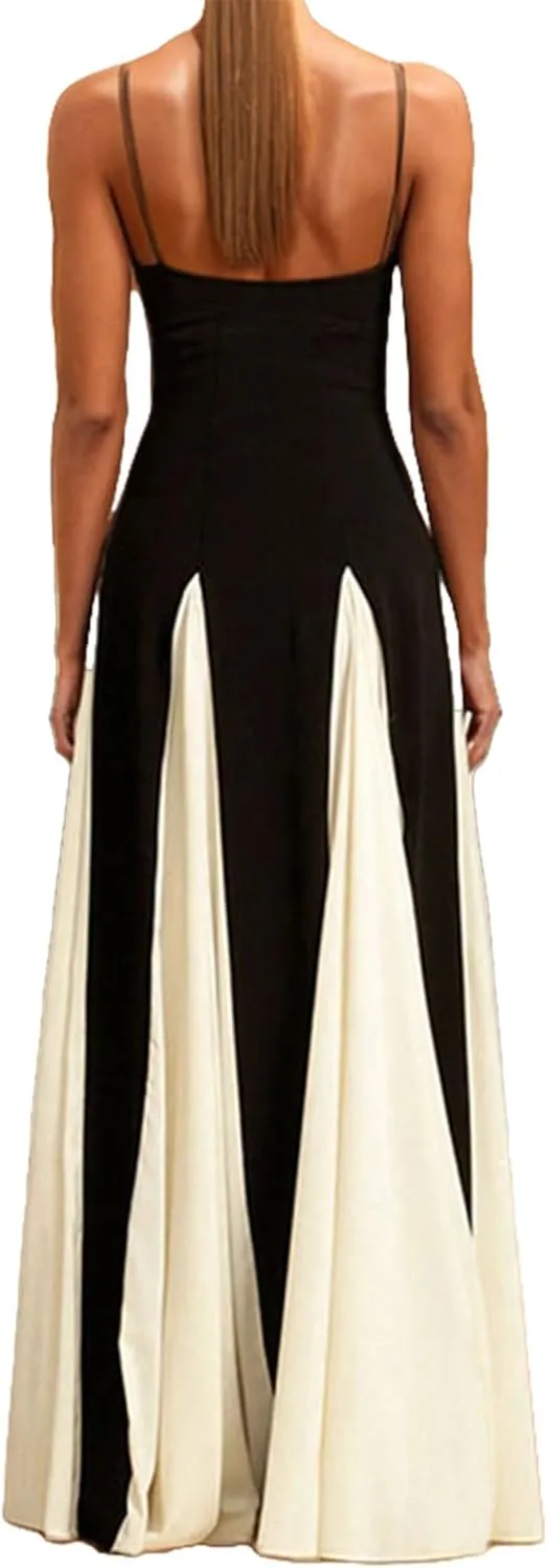 Wedding Guest Dress The Waist Flowy Swing Maxi Dress Formal Dresses Dressy Vacation Dresses 2025