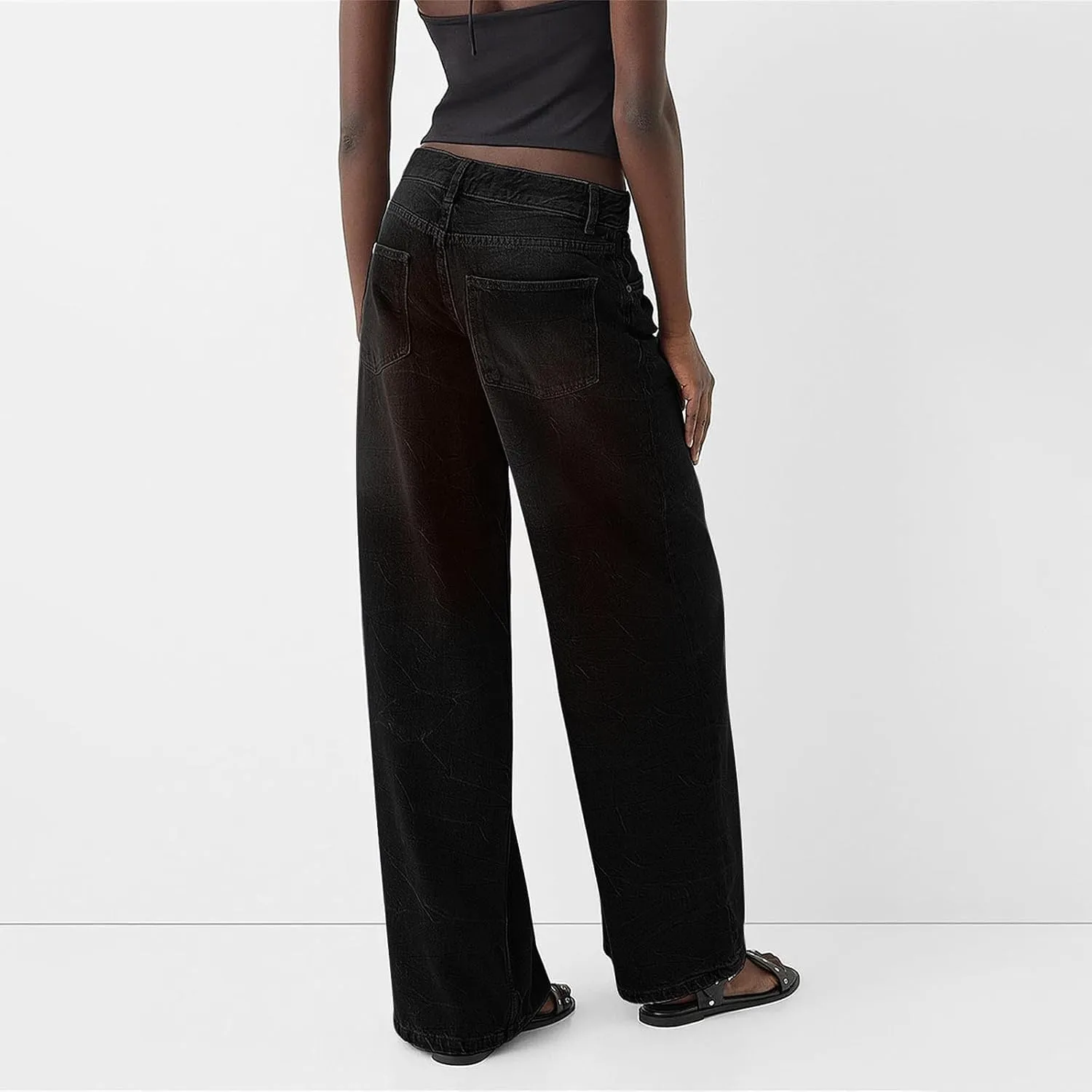 Wide Leg Jeans for Women Baggy Jeans for Woman High Waisted Loose Wide Leg Jean Womens Boyfriend Y2K Pants Trendy