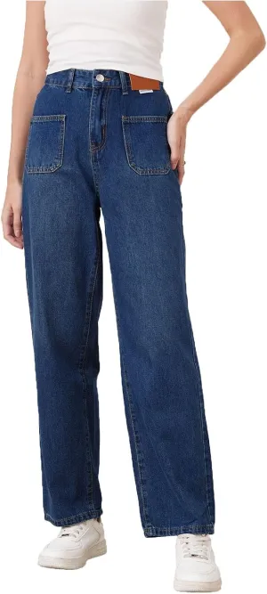 Wide Leg Jeans for Women Baggy Jeans for Woman High Waisted Loose Wide Leg Jean Womens Boyfriend Y2K Pants Trendy