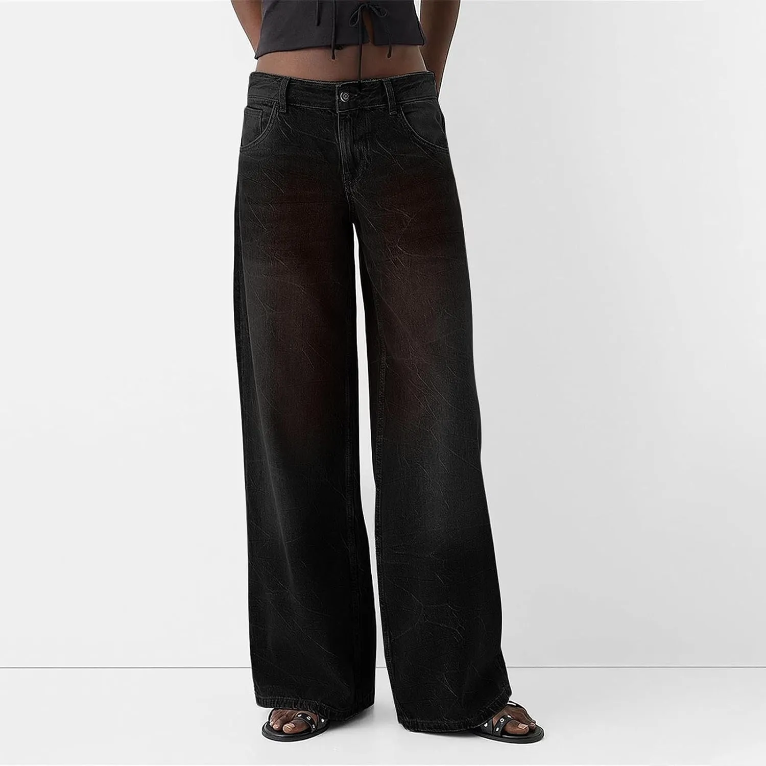 Wide Leg Jeans for Women Baggy Jeans for Woman High Waisted Loose Wide Leg Jean Womens Boyfriend Y2K Pants Trendy